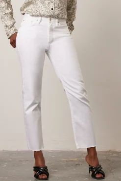 Reiko Milo White High Waisted Jeans* Denim|Skirts & Trousers
