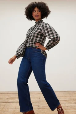 Reiko Pernille Blue Flare Jeans* Denim|Skirts & Trousers