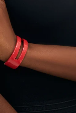 Branch Jewellery Rose Red Horn Cut Out Cuff Bracelet* Bracelets & Cuffs