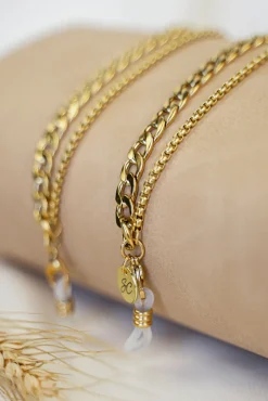 Sunny Cords Samantha Double Gold Sunglasses Chain* Glasses Chains|Glasses Chains