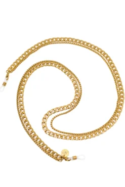 Sunny Cords Samantha Double Gold Sunglasses Chain* Glasses Chains|Glasses Chains