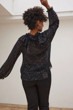 Stella Nova Aise Sequin Black Blouse* Blouses, Shirts & Statement Tops