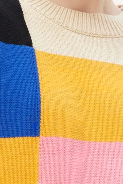 Stella Nova Alberte Checks Knitted Vest* Knitwear & Sweatshirts