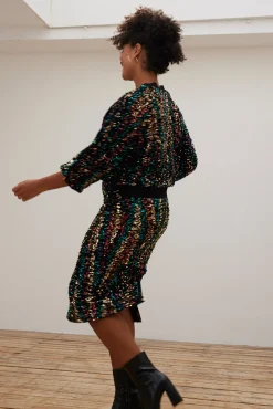 Stella Nova Camma Sequin Midi Skirt* Skirts & Trousers
