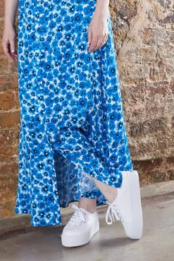 Superga 2790 Linea Up & Down White Flatform Trainers* Shoes