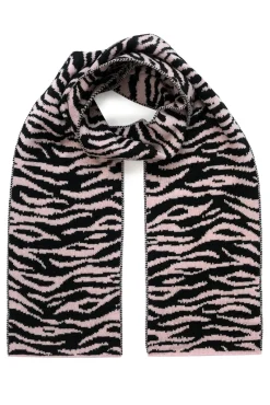 Ingmarson Tiger Stripe Wool & Cashmere Baby Pink Scarf* Scarves & Shawls