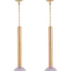 Titlee Wolcott Gold Plated Lavender Amethyst Earrings* Earrings