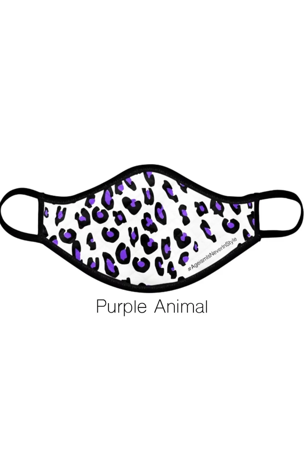 The Bias Cut #AgeismIsNeverInStyle Face Covering (in 6 Designs) - £5 Per Covering Goes To Hospice UK