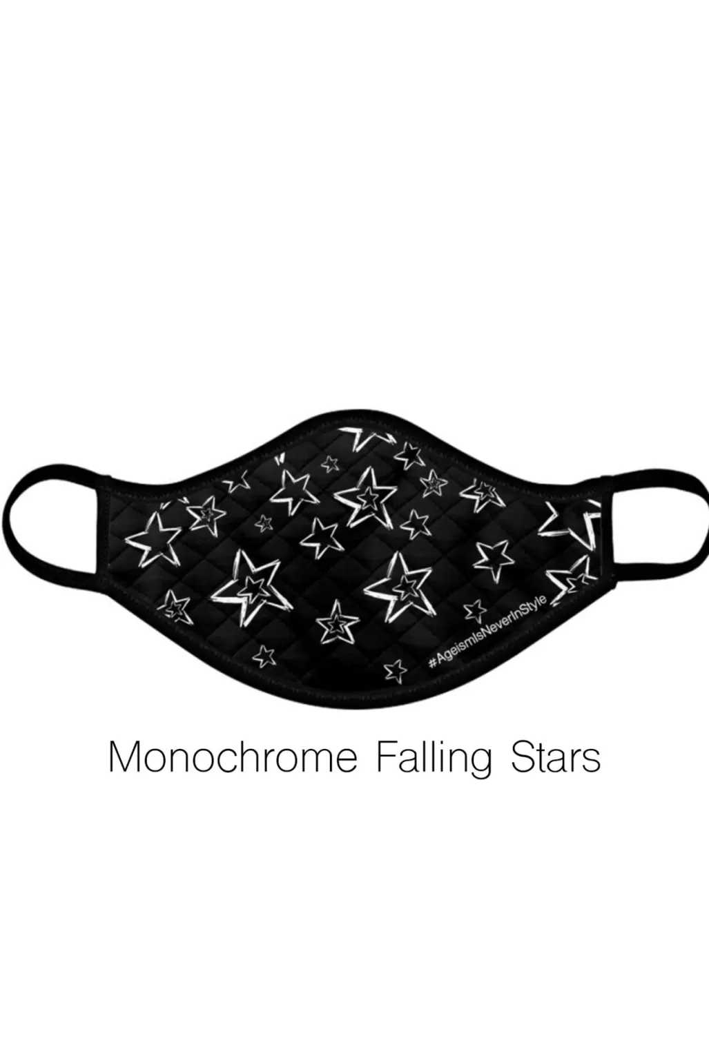 The Bias Cut #AgeismIsNeverInStyle Face Covering (in 6 Designs) - £5 Per Covering Goes To Hospice UK