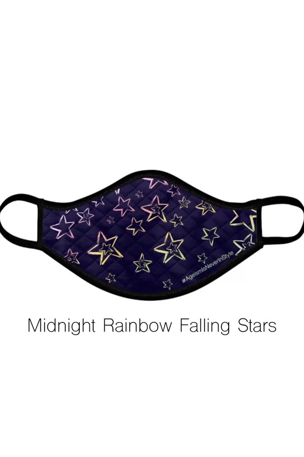 The Bias Cut #AgeismIsNeverInStyle Face Covering (in 6 Designs) - £5 Per Covering Goes To Hospice UK