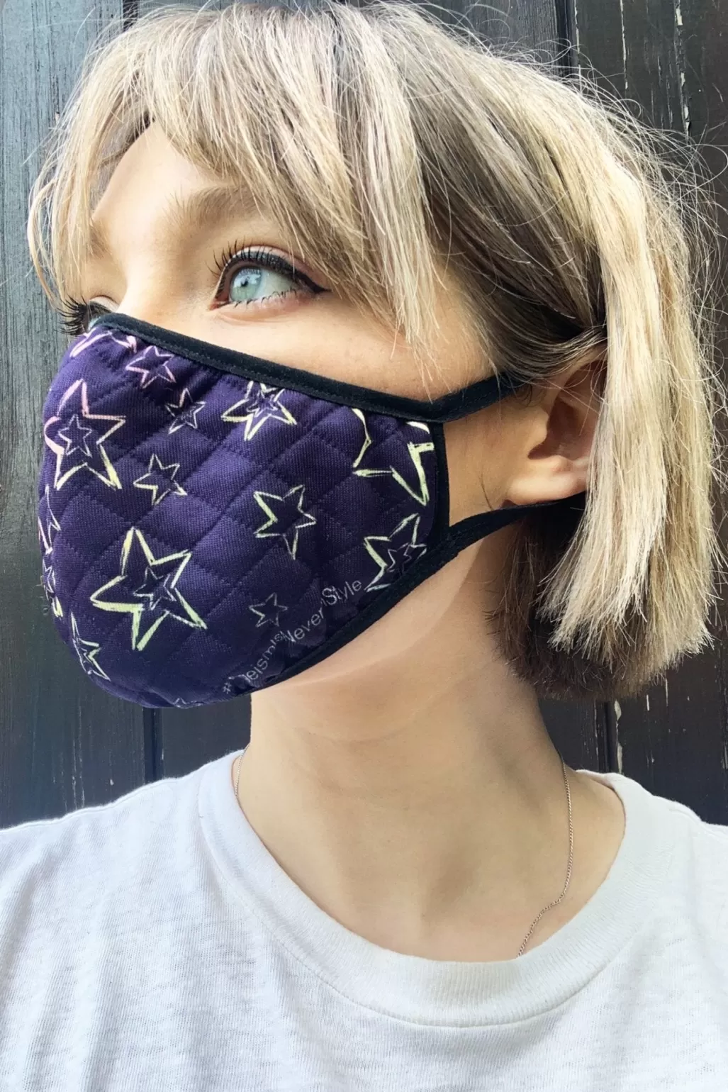 The Bias Cut #AgeismIsNeverInStyle Face Covering (in 6 Designs) - £5 Per Covering Goes To Hospice UK