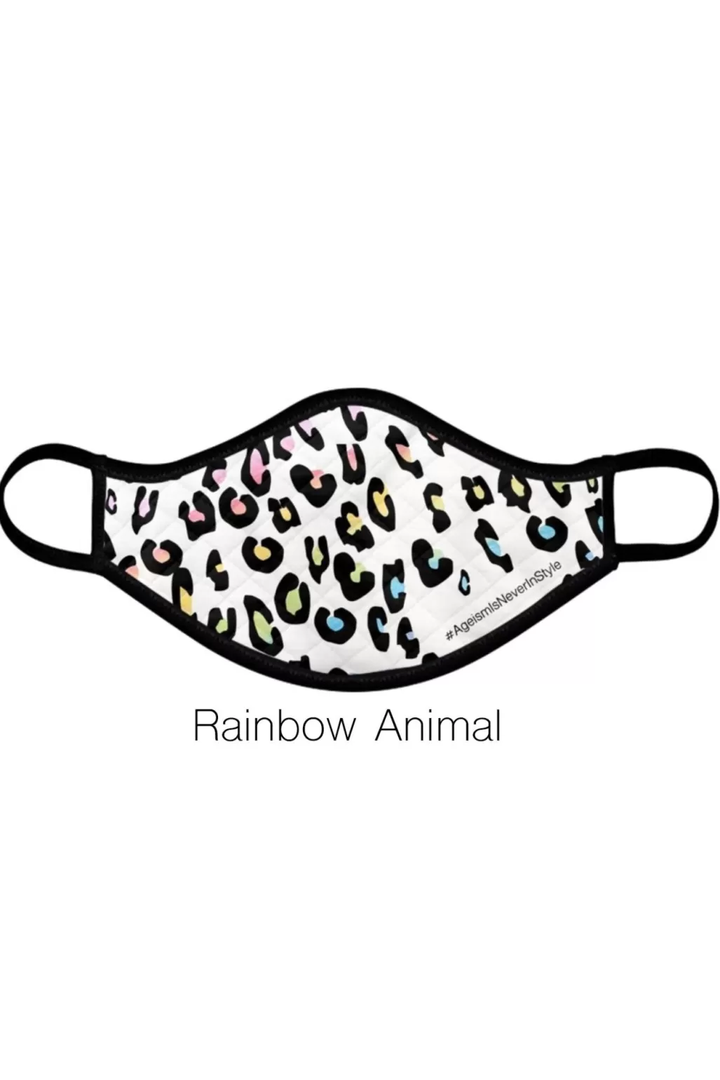 The Bias Cut #AgeismIsNeverInStyle Face Covering (in 6 Designs) - £5 Per Covering Goes To Hospice UK