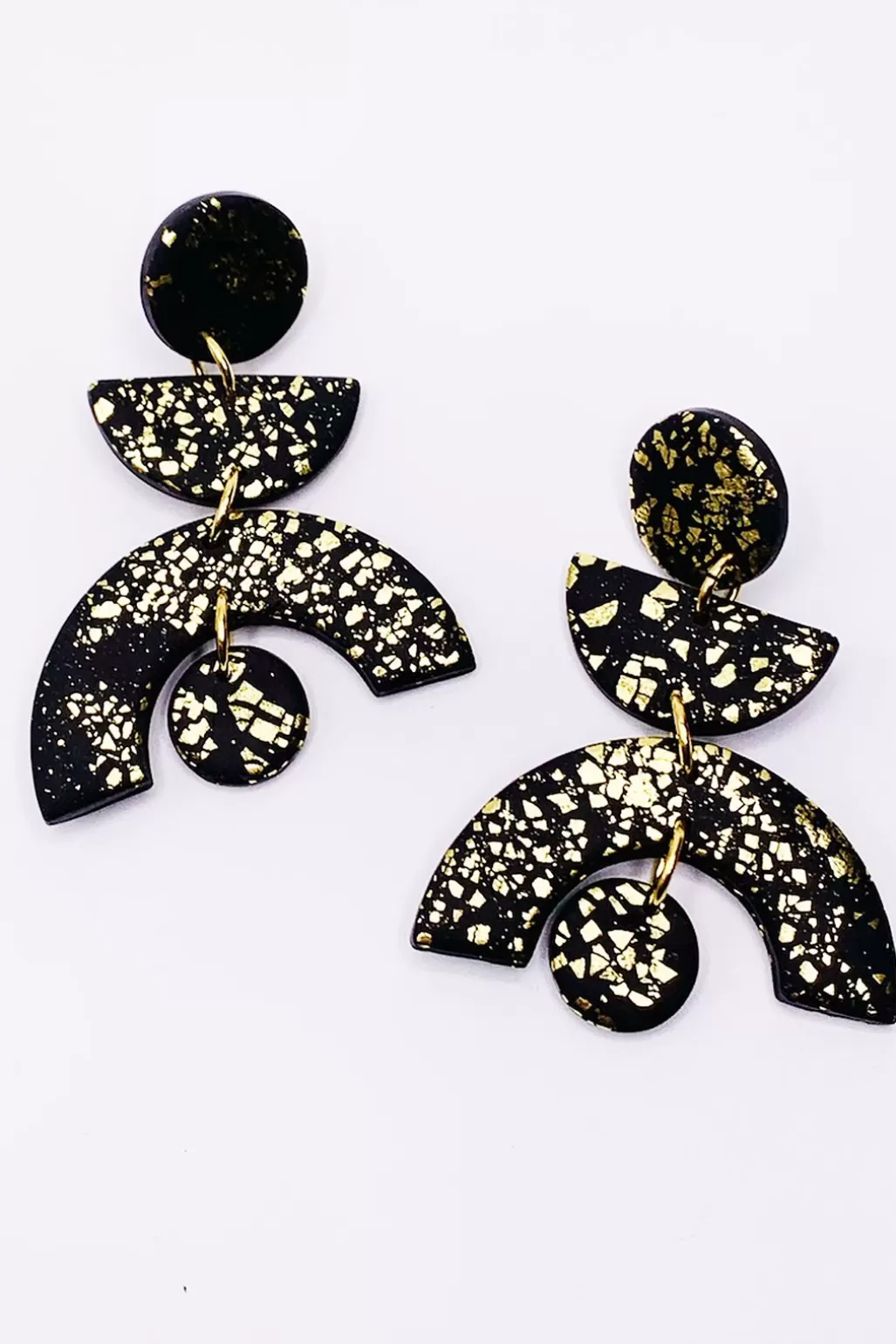 No Shrinking Violet All That Glitters Medium Earrings