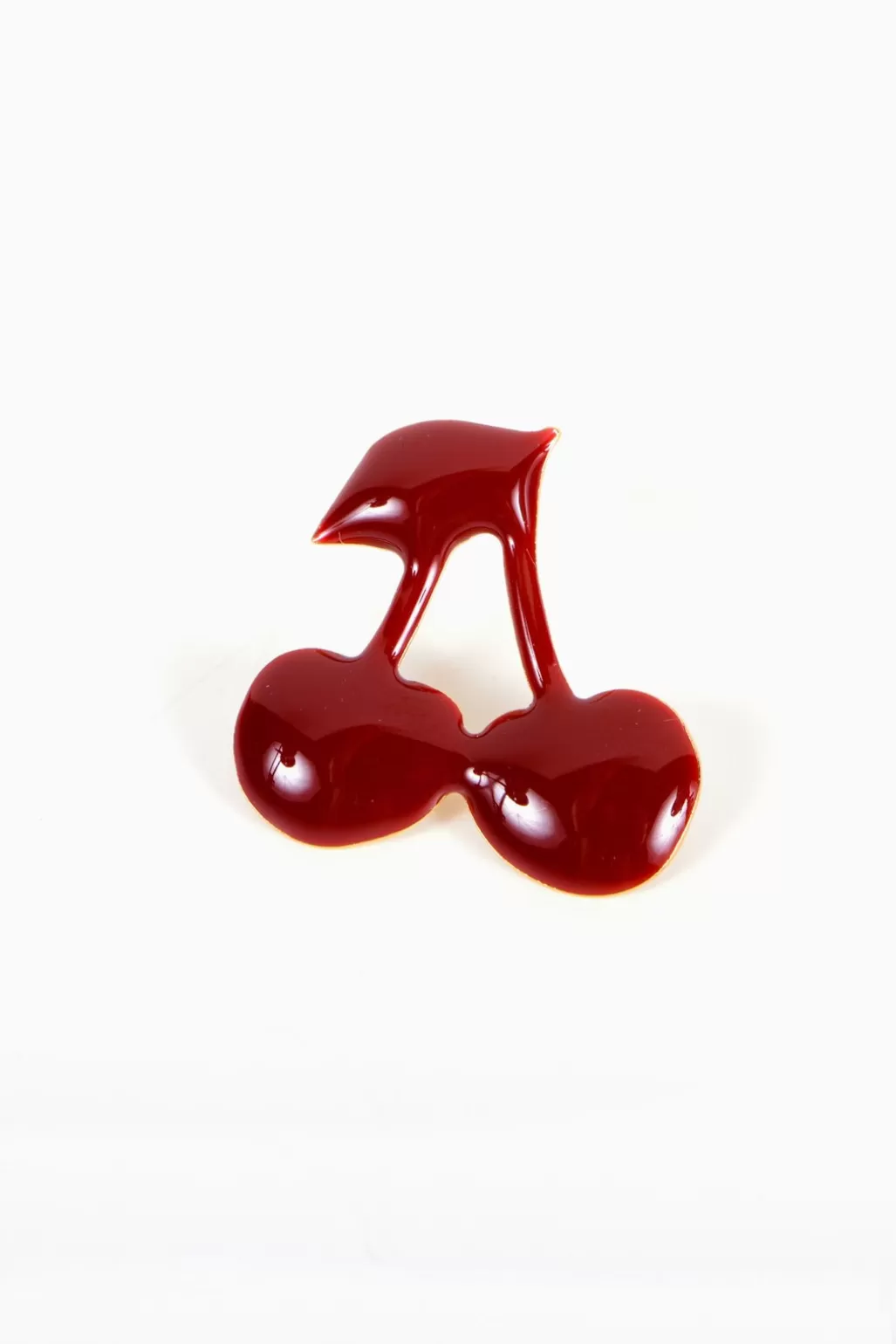 Titlee Cherry Red Shaped Pin