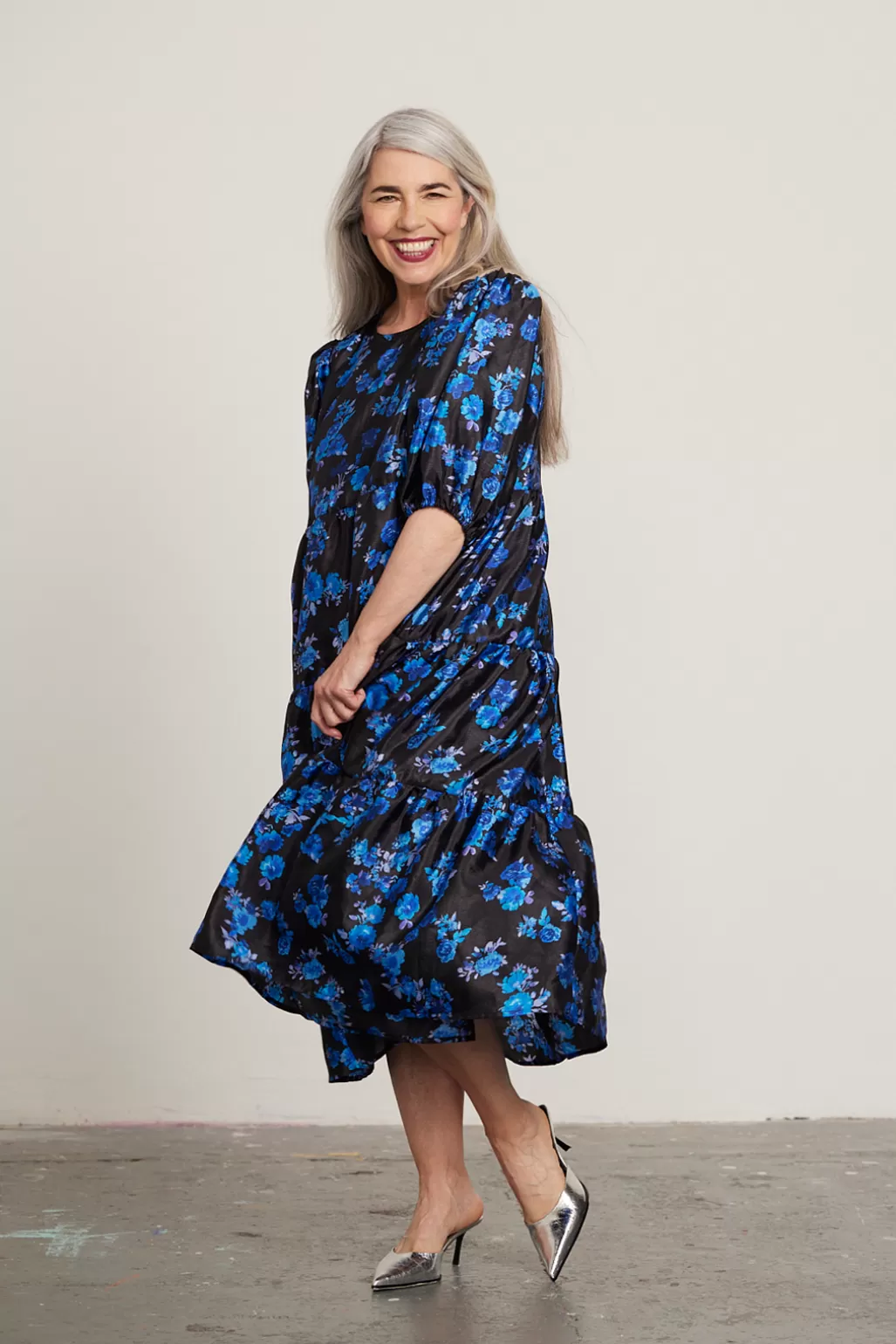 Cras Lili Dazzling Blue Midi Dress