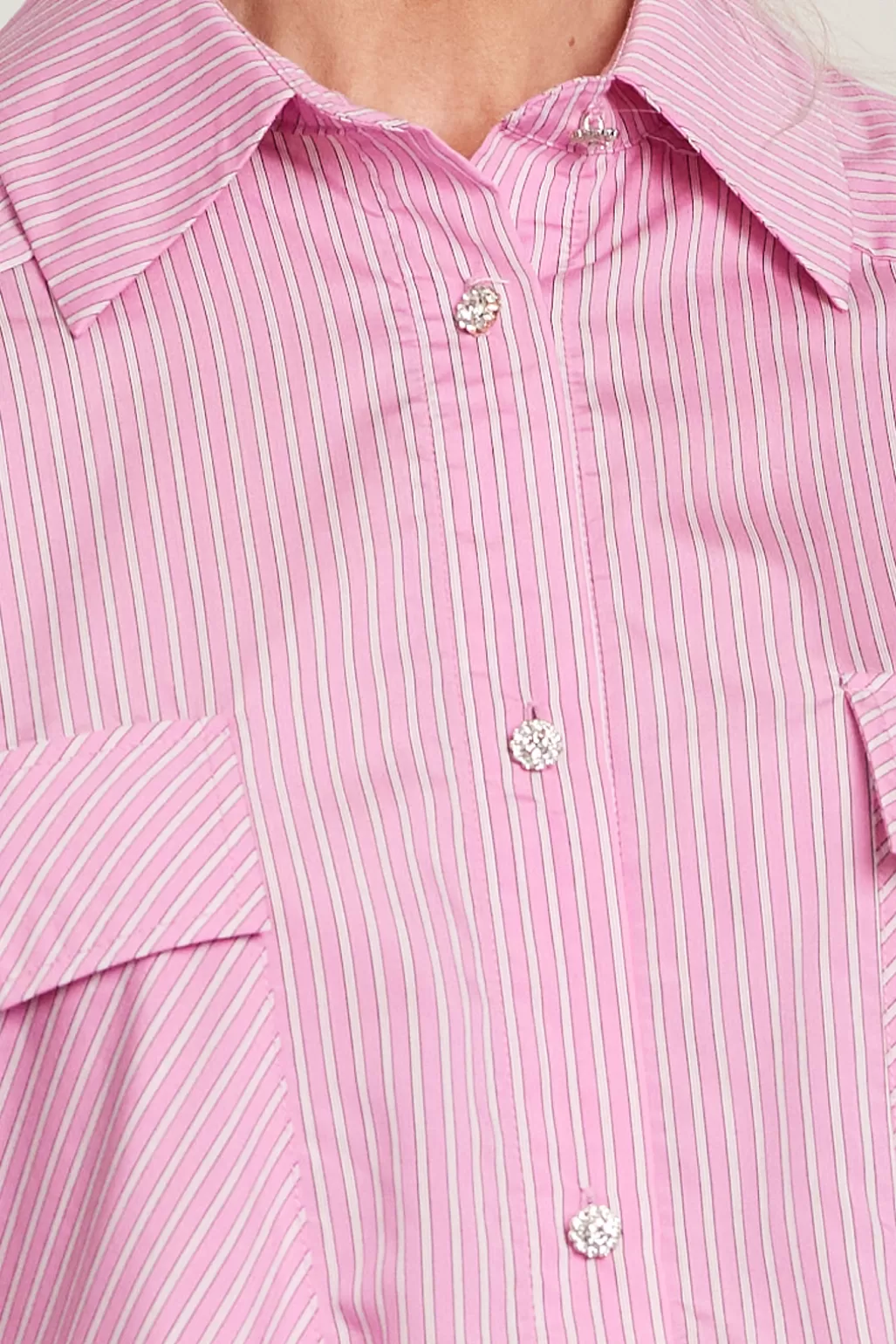 Cras Office Pink Stripe Shirt