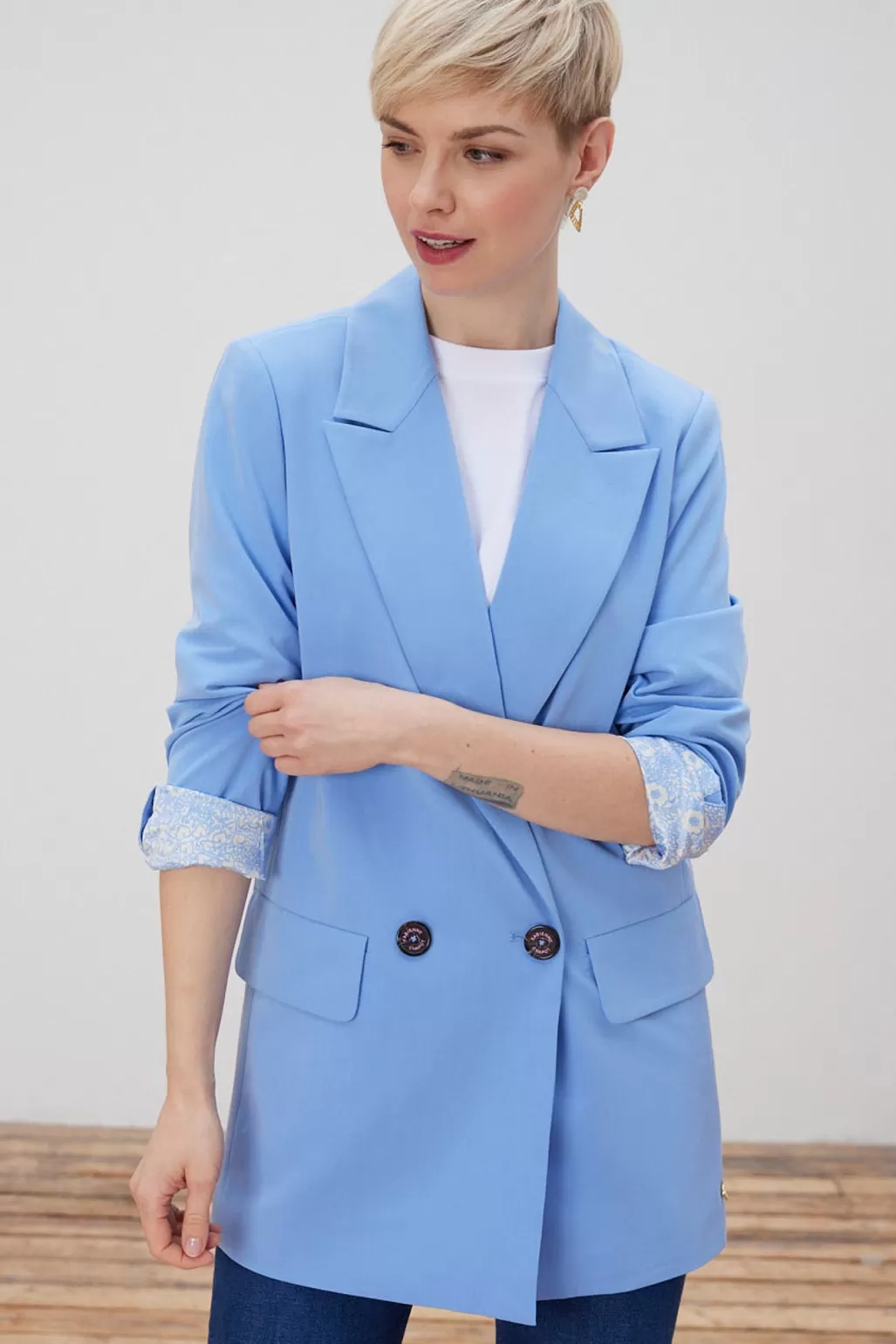 Fabienne Chapot Benny Light Blue Blazer