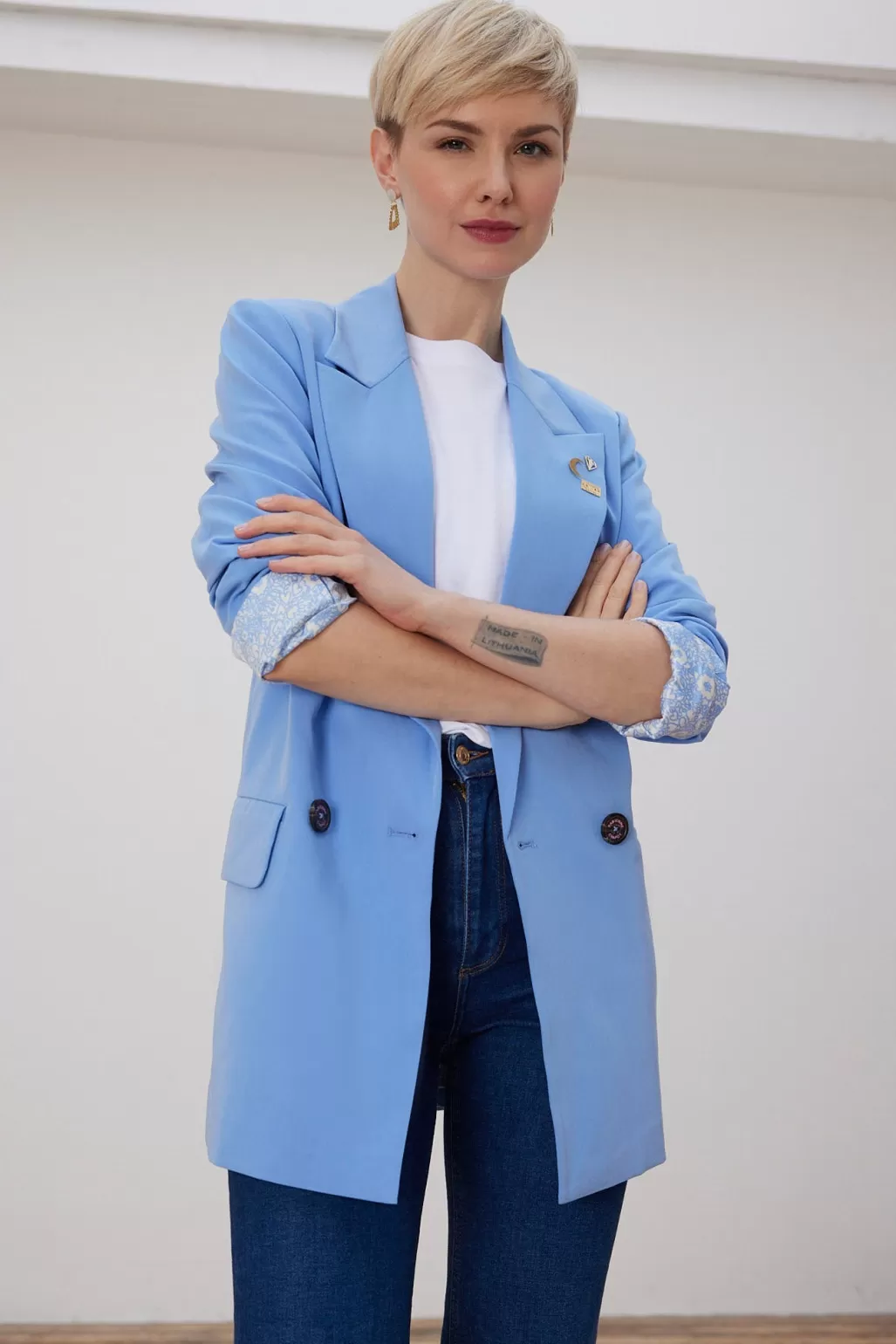 Fabienne Chapot Benny Light Blue Blazer