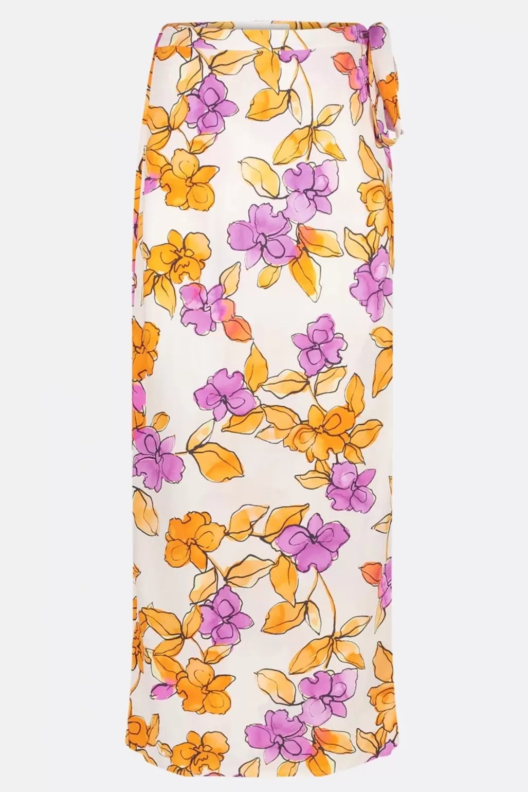 Fabienne Chapot Bobo Orchid Garden Print Midi Skirt