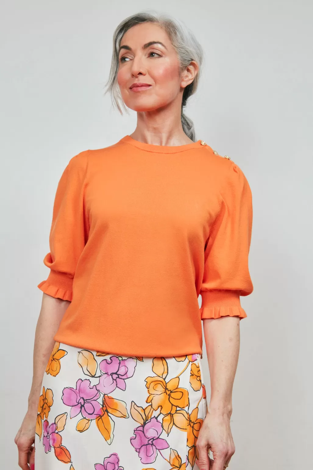 Fabienne Chapot Jolly Mandarin Orange Jumper