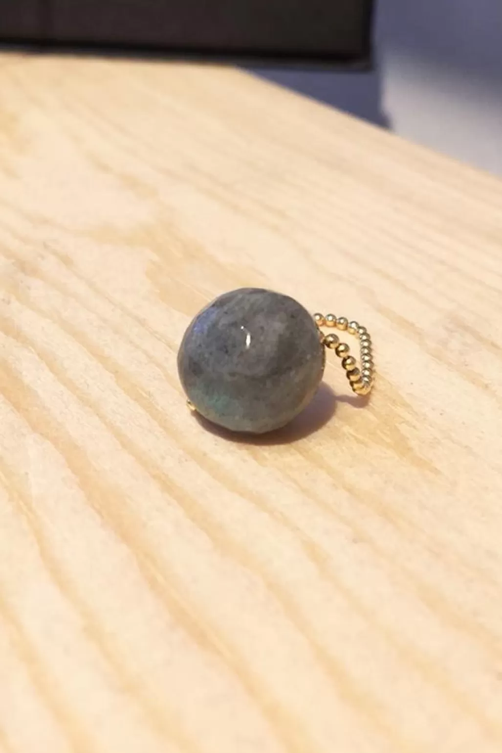Gem & Tonic Gembud Dark Semi Precious Stone 9kt Gold Ring (5 Styles Available)