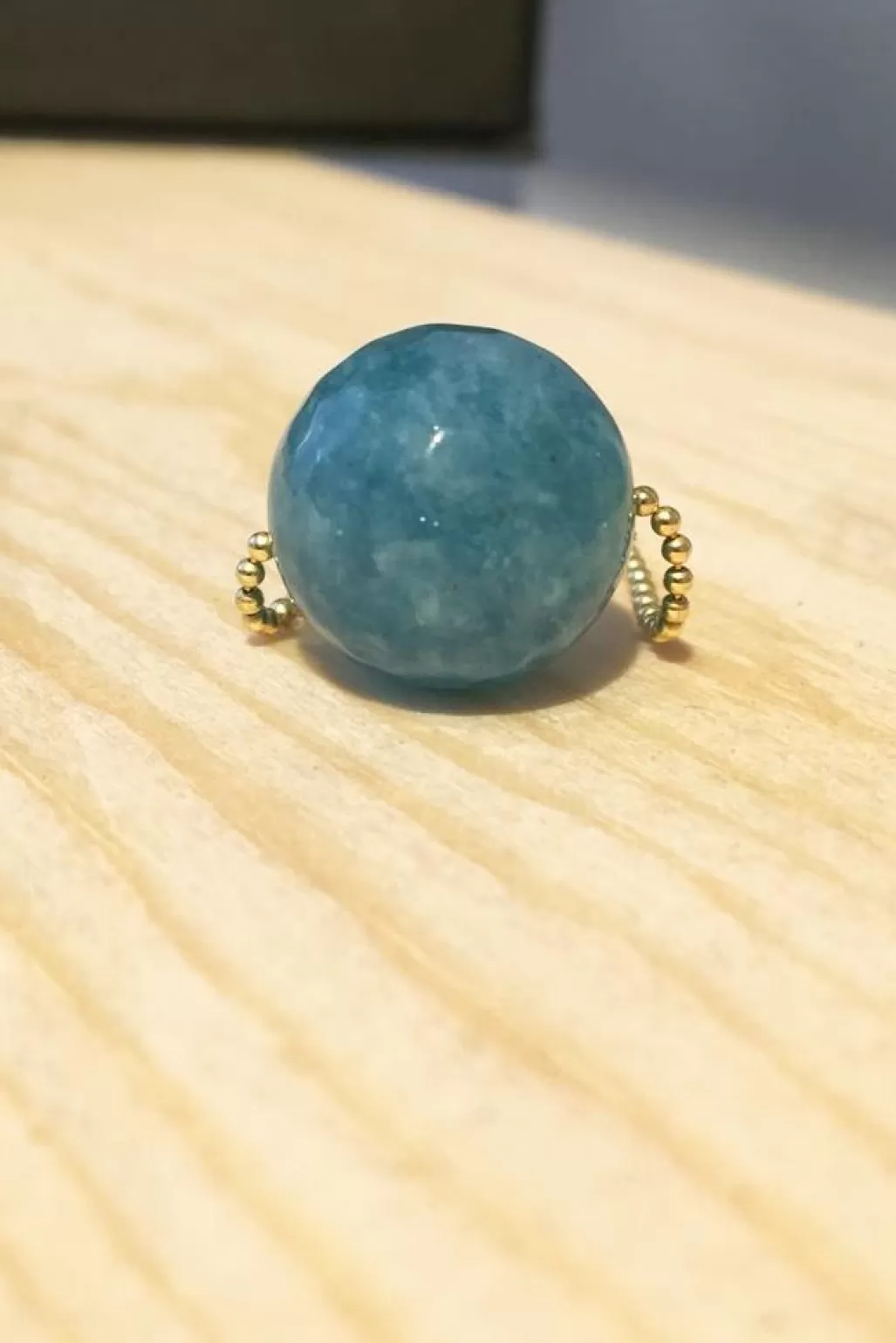 Gem & Tonic Gembud Dark Semi Precious Stone 9kt Gold Ring (5 Styles Available)