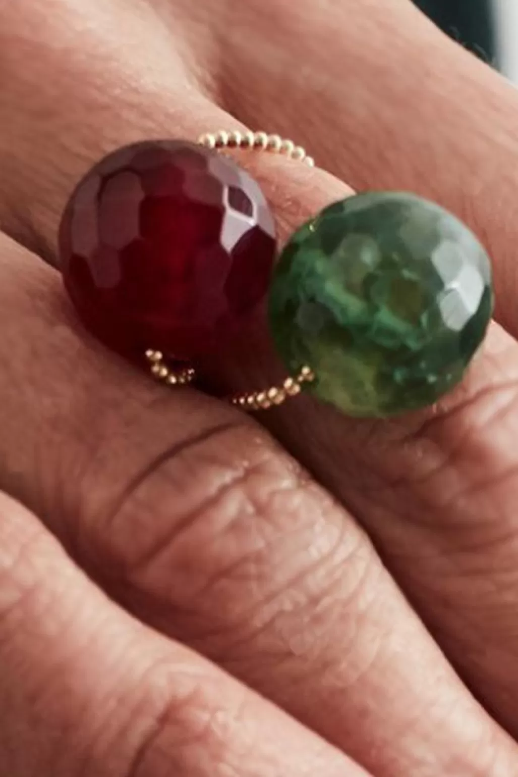 Gem & Tonic Gembud Light Semi Precious Stone 9kt Gold Ring (6 Styles Available)