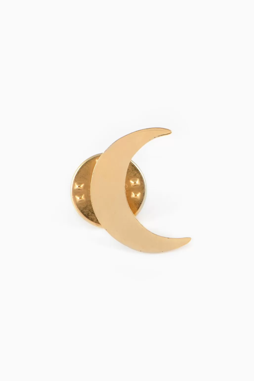 Titlee Gina Gold Crescent Moon Shaped Pin