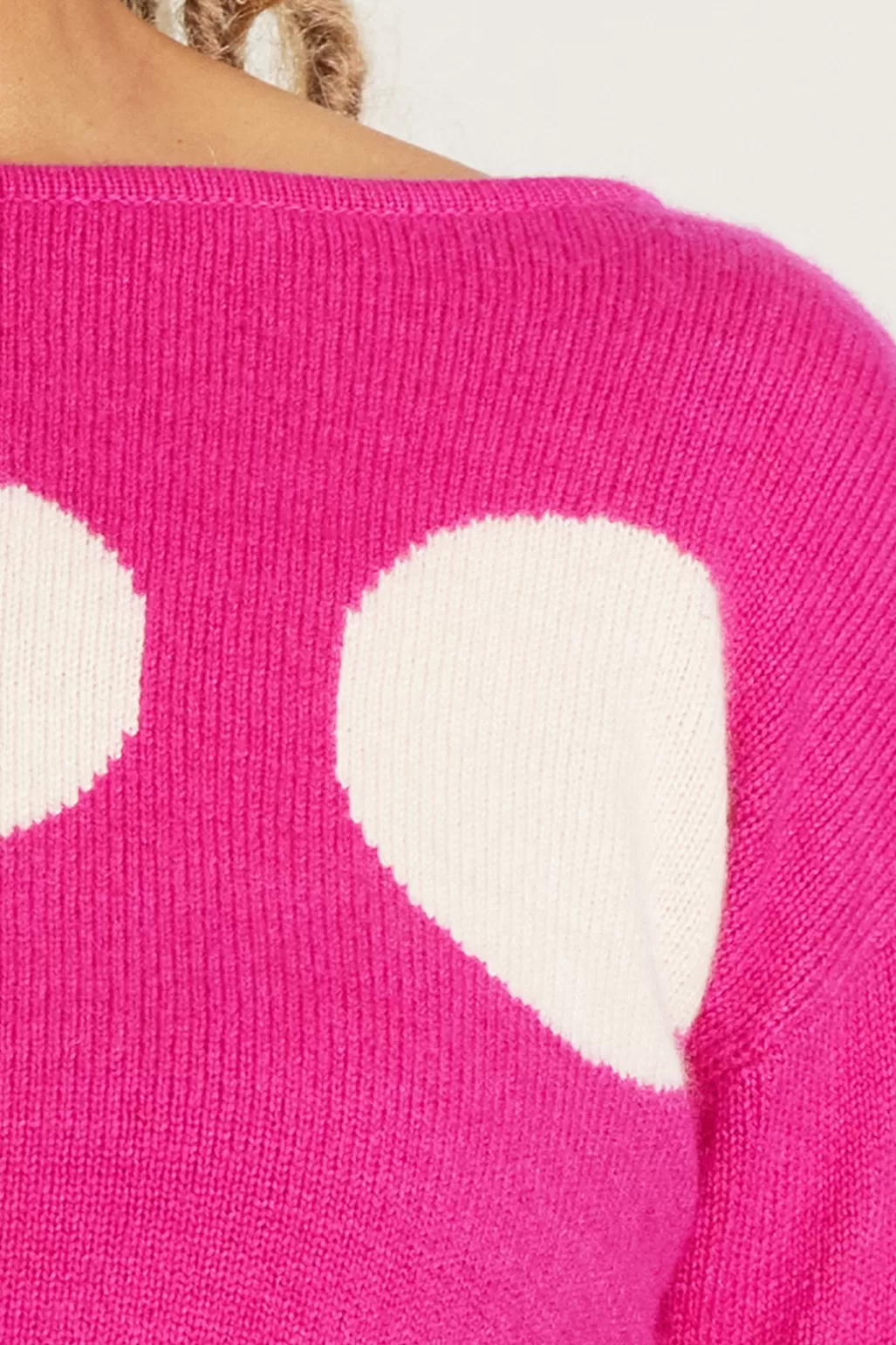Jacynth London Neo Pink Jumper - 15% Proceeds Donated To Breast Cancer UK
