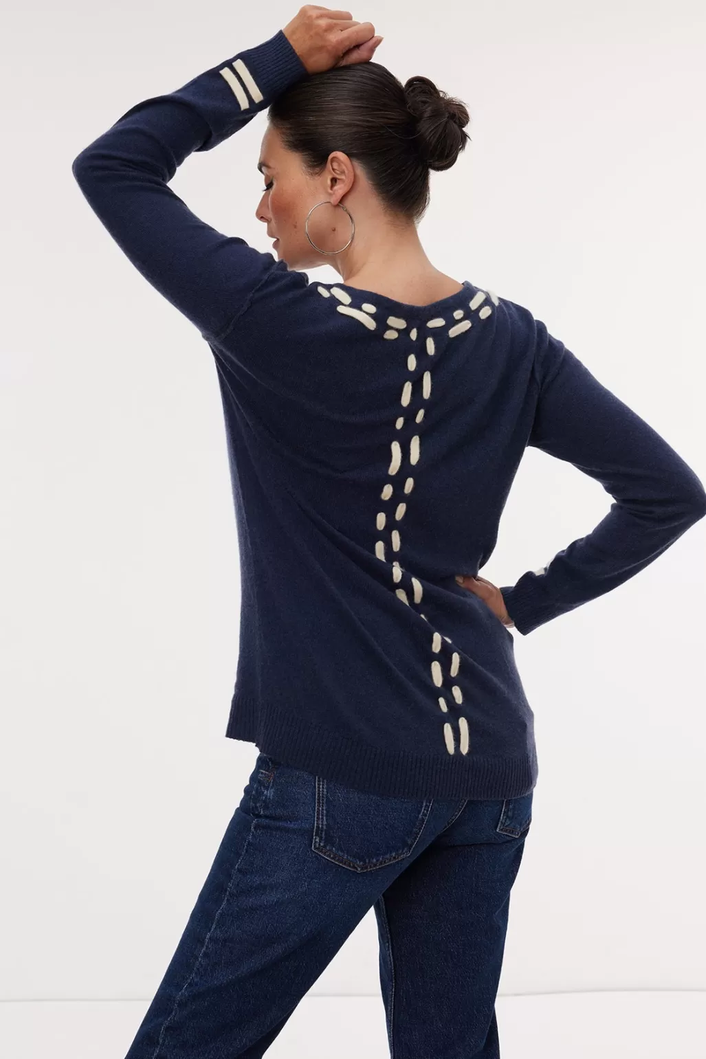 Jacynth London Regina Navy Jumper