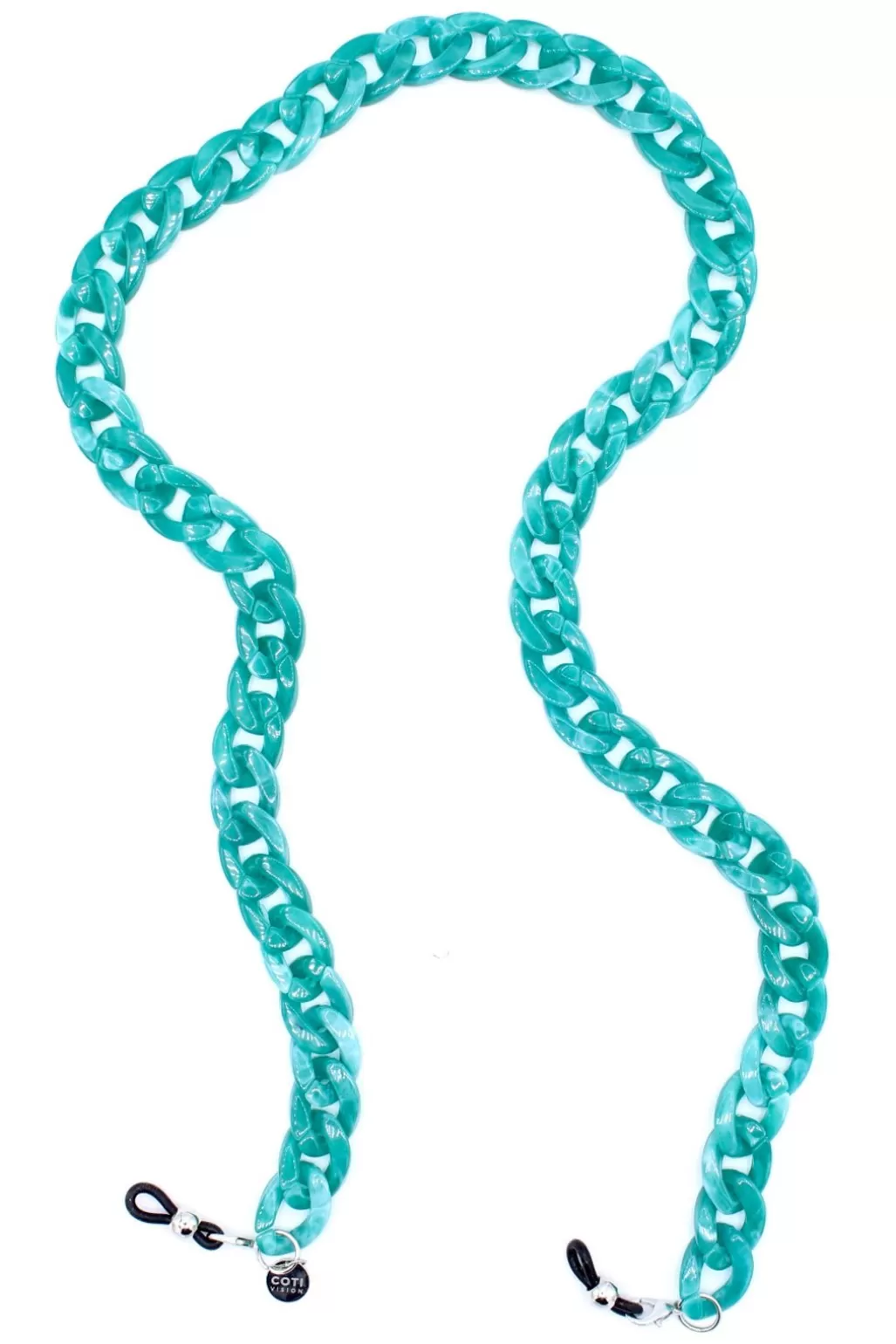 Coti Vision Joen Aqua Blue Glasses Chain