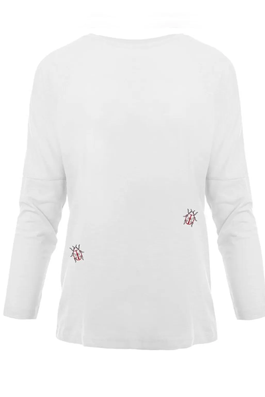 Ingmarson Ladybird Embroidered Dropped Shoulder T-Shirt