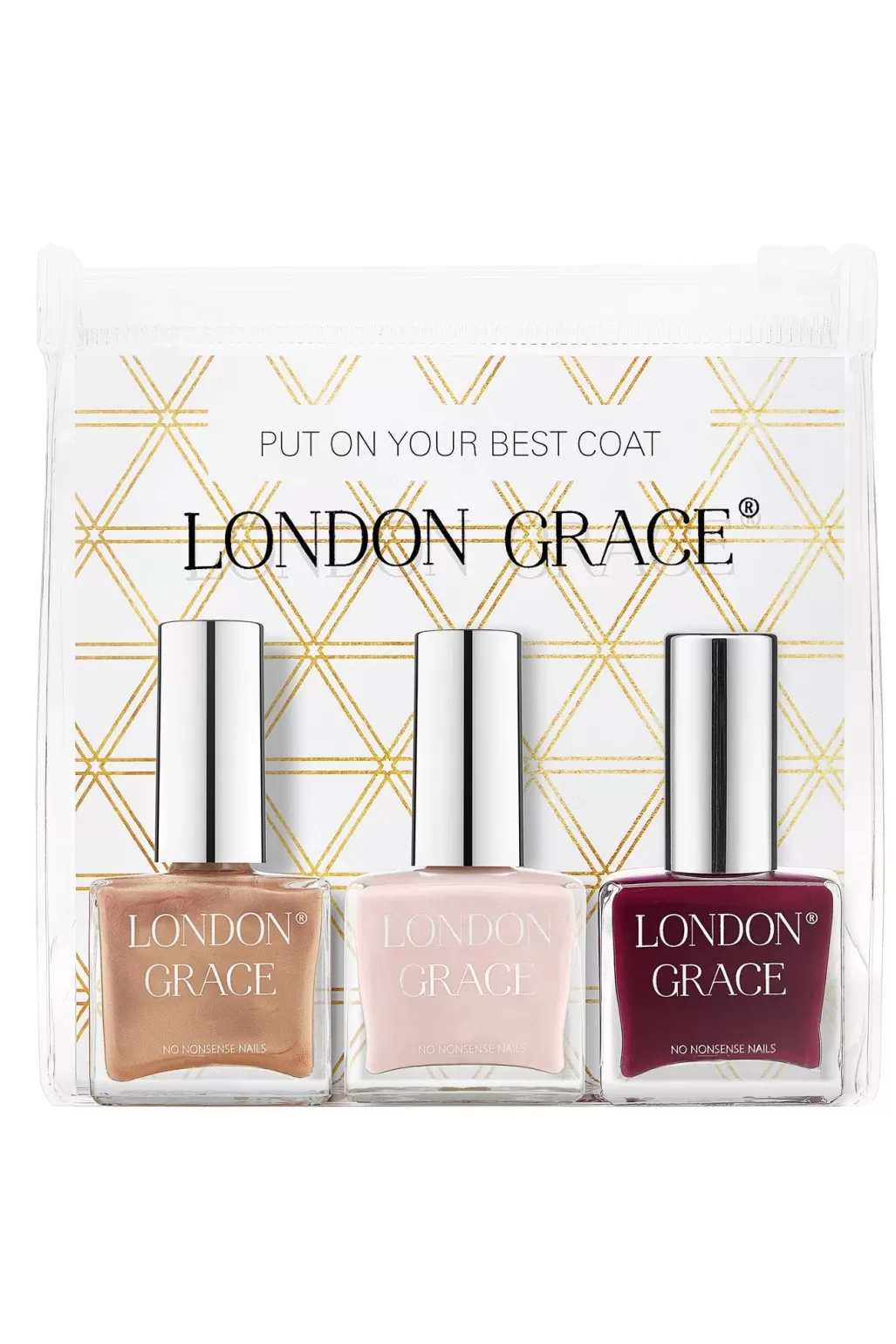 London Grace Put On Your Best Coat Nail Polish Trio