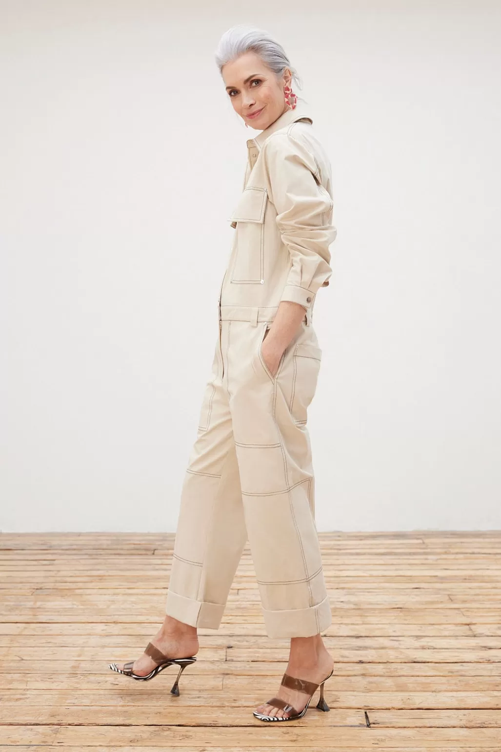 Stella Nova Charita Sand Jumpsuit