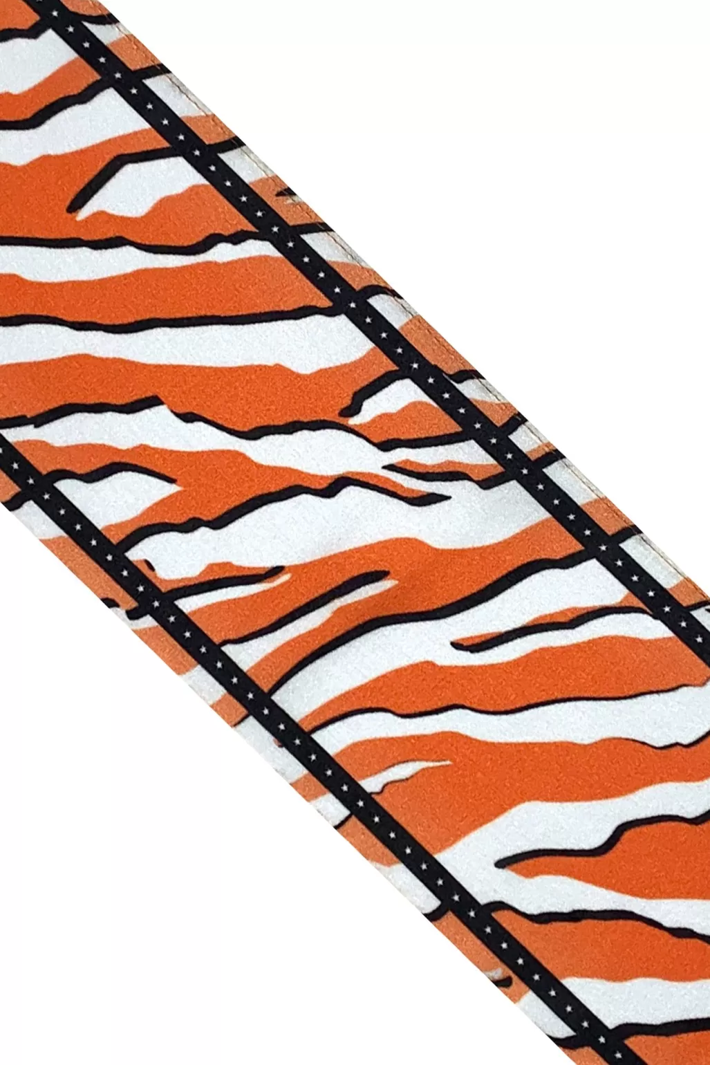 Ingmarson Tiger Orange Silk Neck Scarf