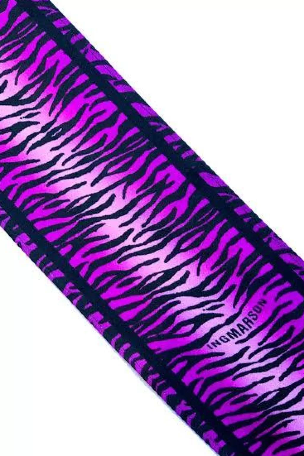 Ingmarson Tiger Silk Neck Scarf Long Magenta